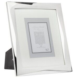 Philip Whitney Geometric Silver Frame - 8" X 10"